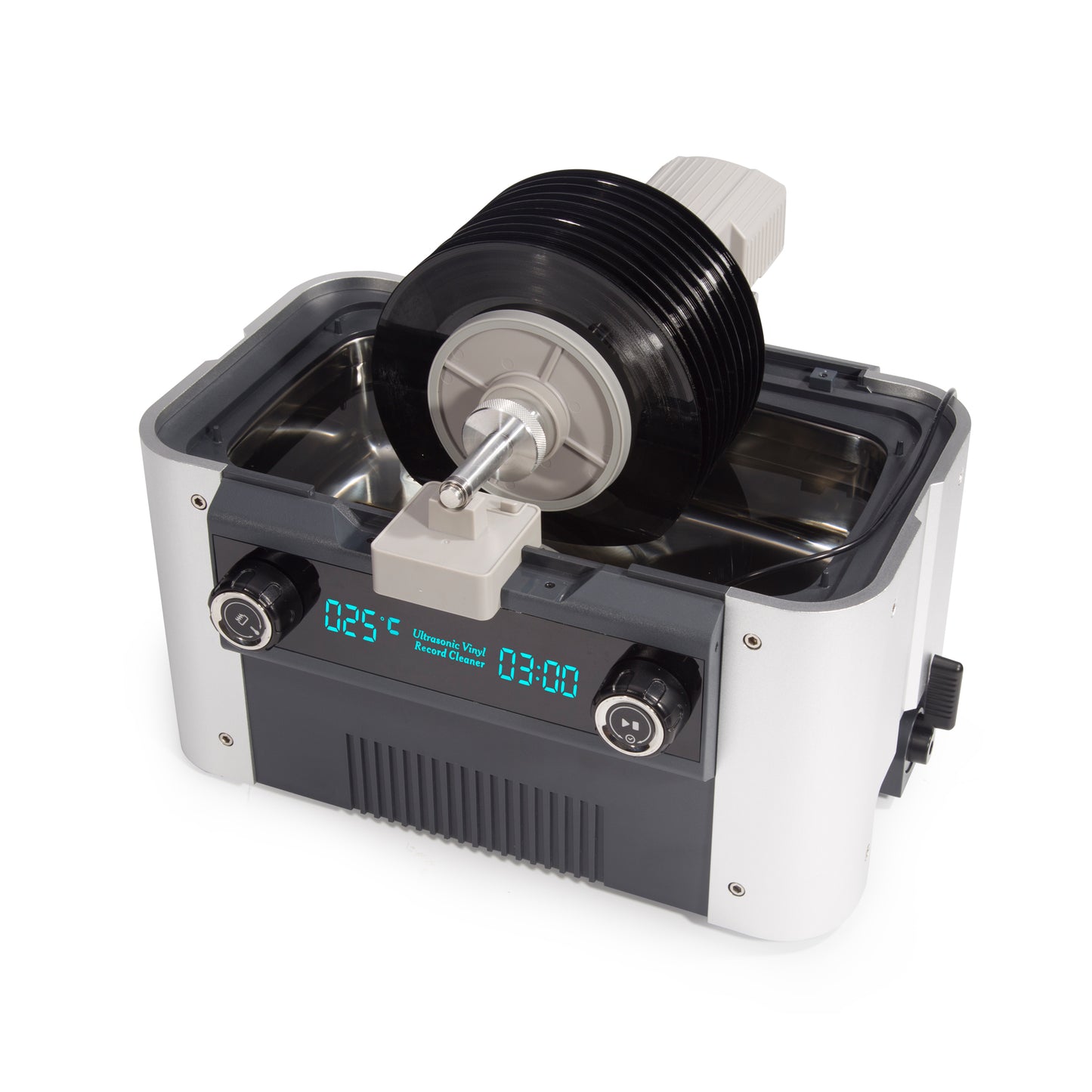 CS6.1-PRO | iSonic® Motorized Ultrasonic Vinyl Record Cleaner for 10 Records, with Filter and Spin Drying. Winner of Audiophile's Gear of The Year Award 2023!