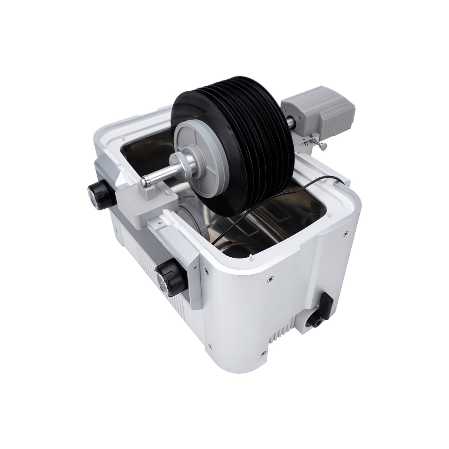 CS6.2-PRO | iSonic® Motorized Ultrasonic Vinyl Record Cleaner for 10 Records, with Filter and Spin Drying