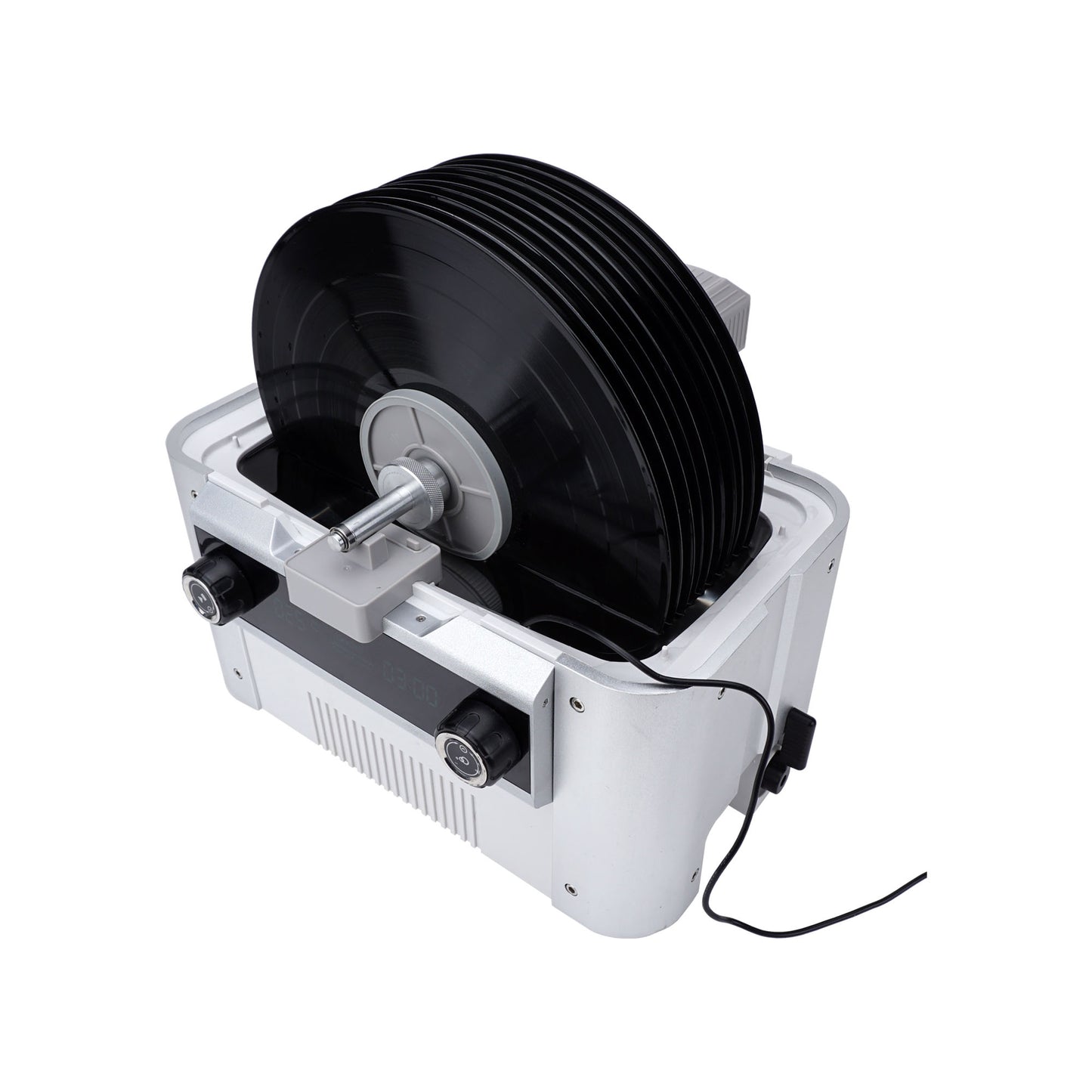 CS6.2-PRO | iSonic® Motorized Ultrasonic Vinyl Record Cleaner for 10 Records, with Filter and Spin Drying