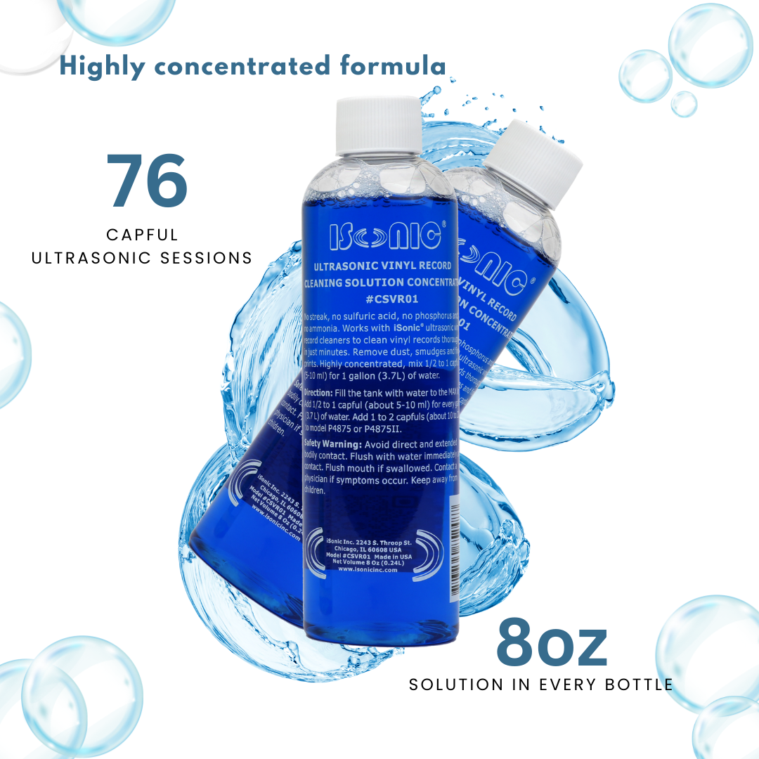 CSVR01 | iSonic® Vinyl Record Cleaning Solution Concentrate