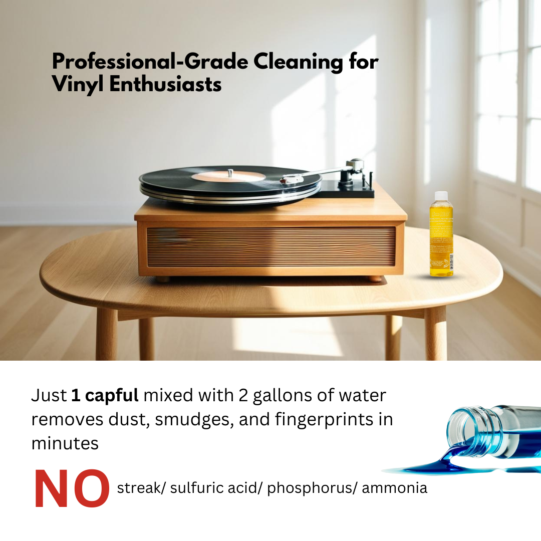 CSVR02 | iSonic® Low Foam Ultrasonic Vinyl Record Cleaning Solution Concentrate
