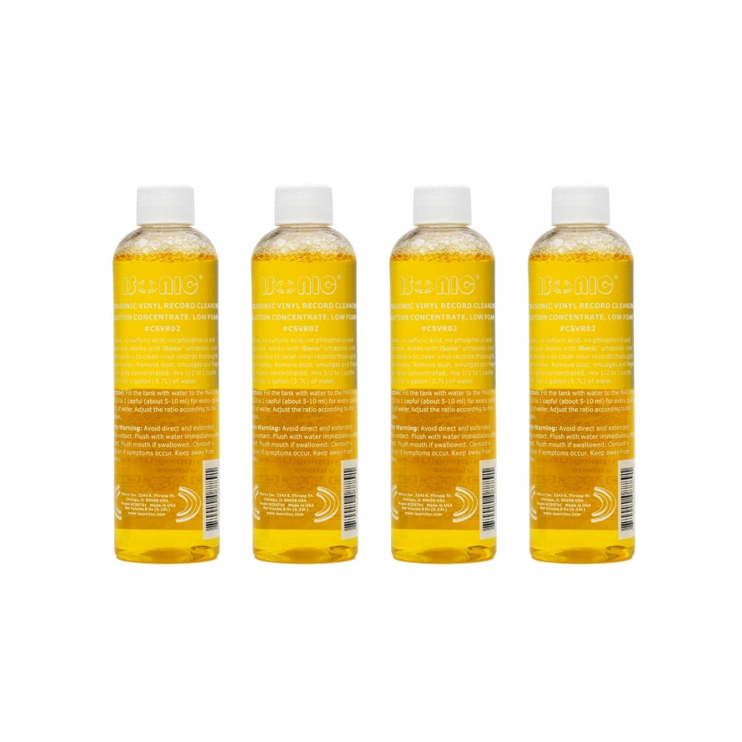 CSVR02 | iSonic® Low Foam Ultrasonic Vinyl Record Cleaning Solution Concentrate