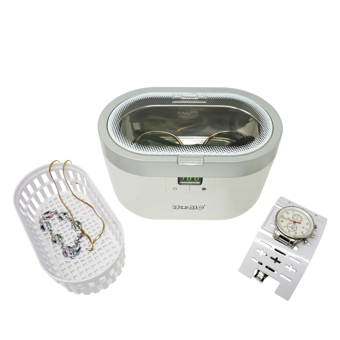 D2830 | iSonic® Digital Ultrasonic Cleaner for extra large size dentures, large joined dental or sleep apnea appliances