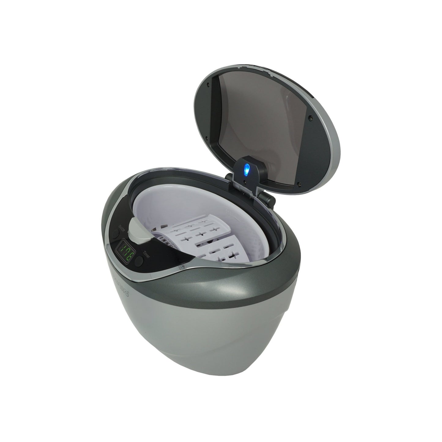 D2840 | iSonic® Digital Ultrasonic Cleaner, 0.8Qt/0.75L for large fashion sunglasses, jewelry