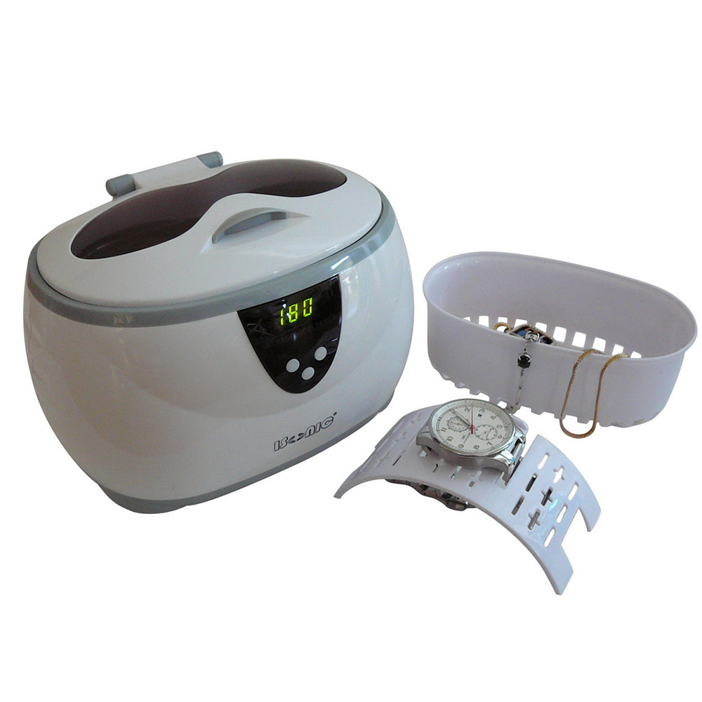 D3800A+CSGJ01 | iSonic® Digital Ultrasonic Cleaner, with Jewelry/Eyewear Cleaning Solution Concentrate CSGJ01, 8OZ, Free Shipping!
