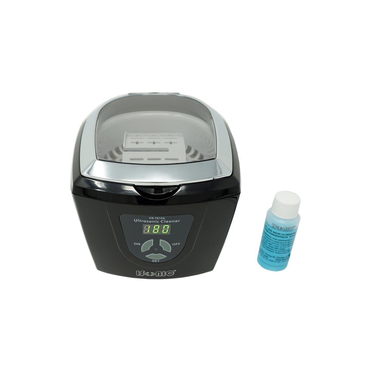 D7810A (CD7810A) | iSonic® Digital Ultrasonic Cleaner, 0.8Qt/0.75L for jewelry, eyeglasses, CD/DVDs