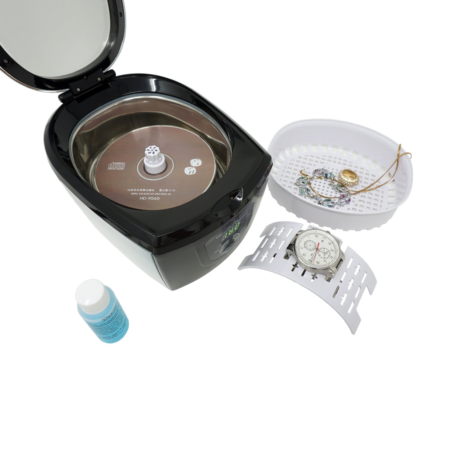 D7810A (CD7810A) | iSonic® Digital Ultrasonic Cleaner, 0.8Qt/0.75L for jewelry, eyeglasses, CD/DVDs