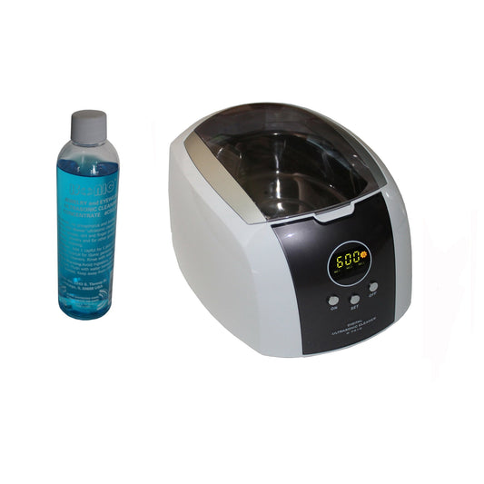 D7910B (almost new)+CSGJ01 | iSonic® Digital Ultrasonic Cleaner, with Jewelry/Eyewear Cleaning Solution Concentrate CSGJ01, 8OZ, Free Shipping!