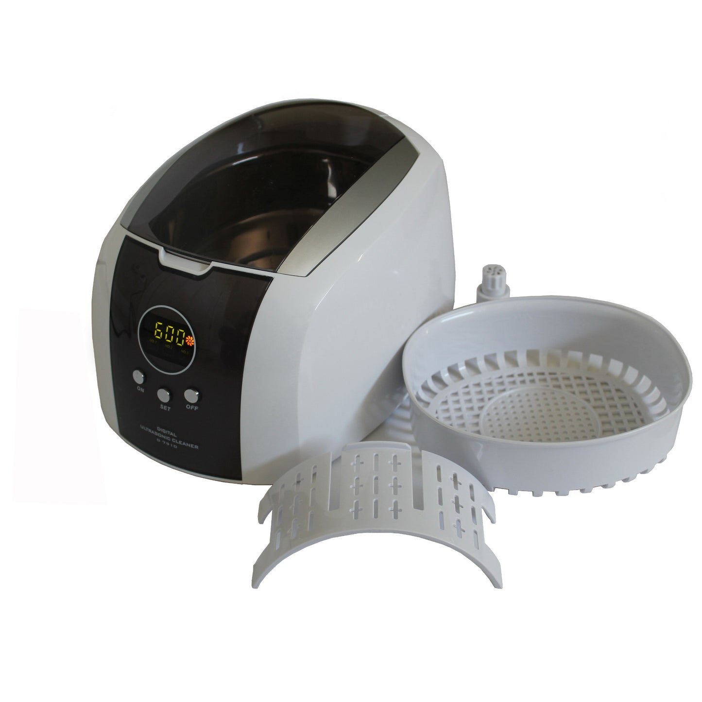 D7910B+CSGJ01 | iSonic® Digital Ultrasonic Cleaner, with Jewelry/Eyewear Cleaning Solution Concentrate CSGJ01, 8OZ, Promotional Price!