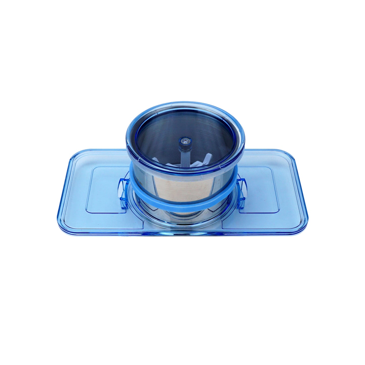 BHK310A | iSonic® Stainless Steel Beaker Holder/Lid Set with Jewelry Hanger and Plastic Strainer, choice of pink or blue color for DS310-BR or DS310-WS