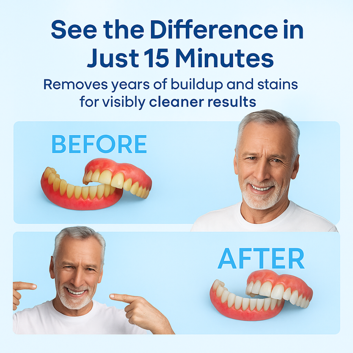 F3900 | iSonic® Ultrasonic Denture/Aligner/Retainer Cleaner, 110V 20W (tank is not removable, for portable unit, check DS180, DS180-B)