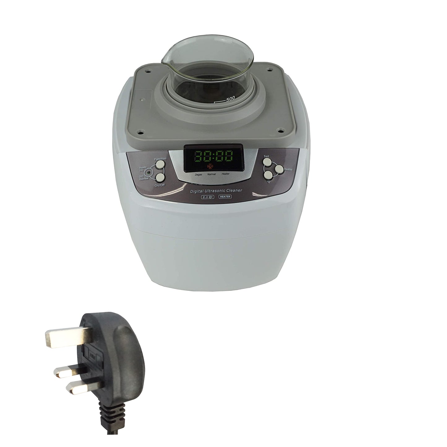 P4810+BHK01/03 | iSonic® Ultrasonic Cleaner P4810 with Beaker Holder Set (for DIY liposomal vitamin c or other supplements)