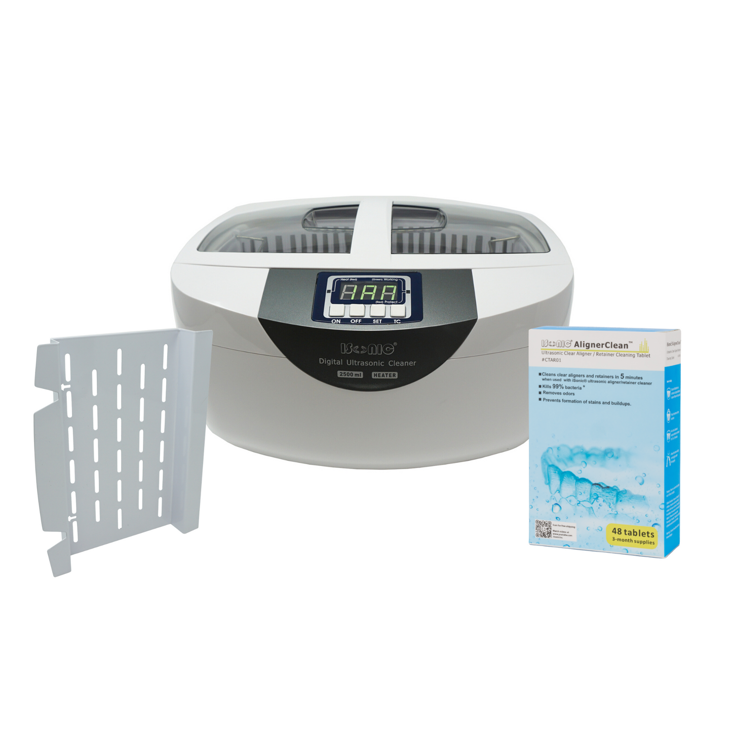 P4820-CPAP | iSonic® Ultrasonic CPAP Cleaner, Professional Deep Cleaning for Sleep Apnea Hygiene
