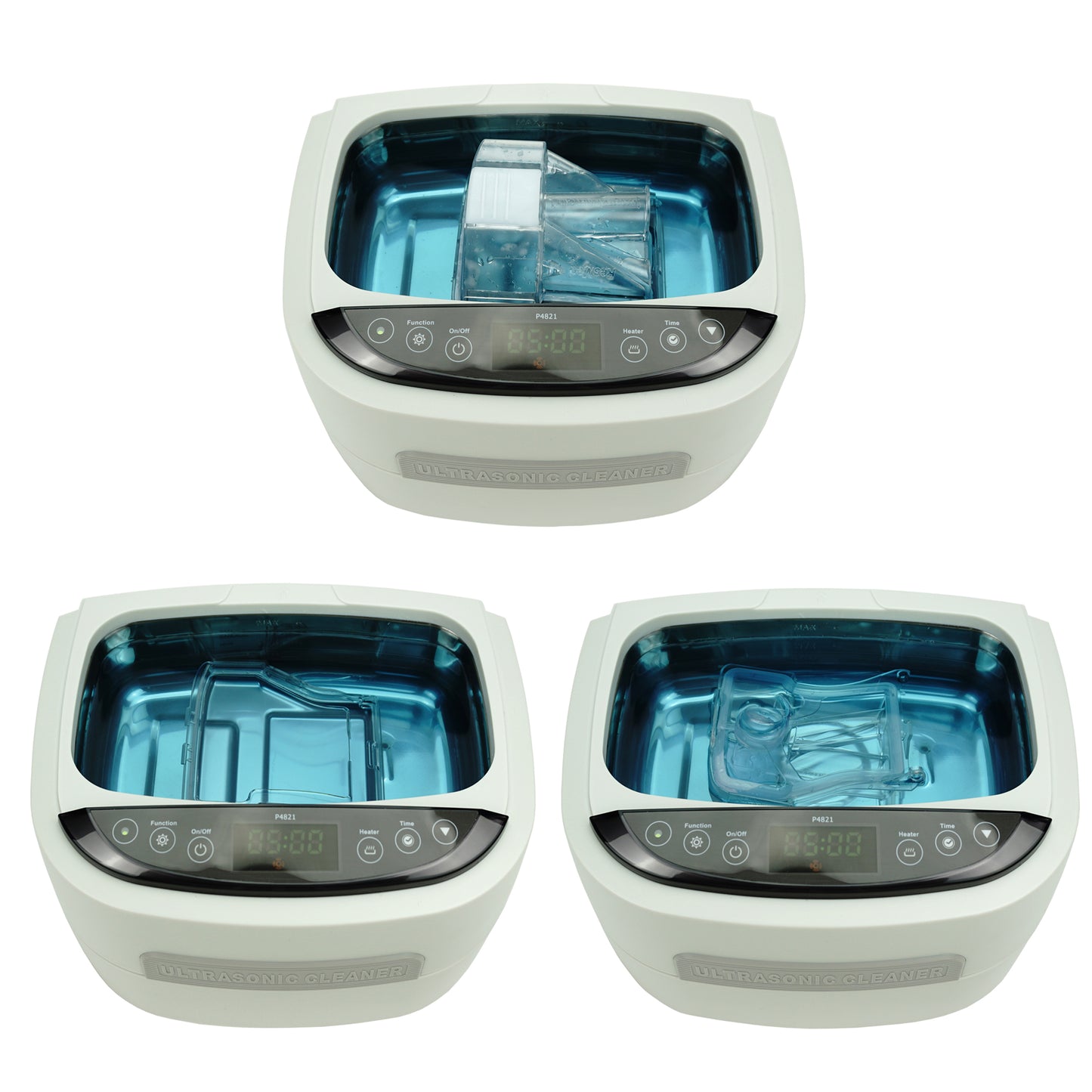 P4821-CPAP (small) | iSonic® Ultrasonic CPAP/BiPAP Cleaner, 2.5L/2.6Qt, Free Shipping!