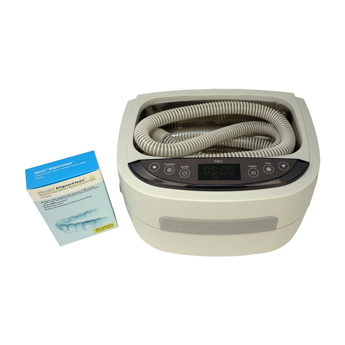 P4821-CPAP (small) | iSonic® Ultrasonic CPAP/BiPAP Cleaner, 2.5L/2.6Qt, Free Shipping!