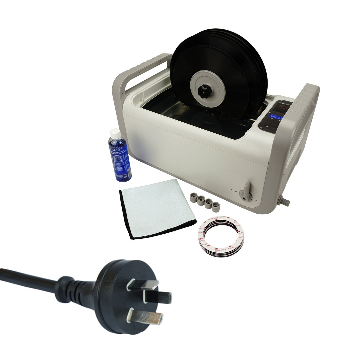 P4875-NH+MVR5 (almost new) | iSonic® Ultrasonic Vinyl Record Cleaner for 5-LPs, 2Gal/7.5L, Free Shipping!
