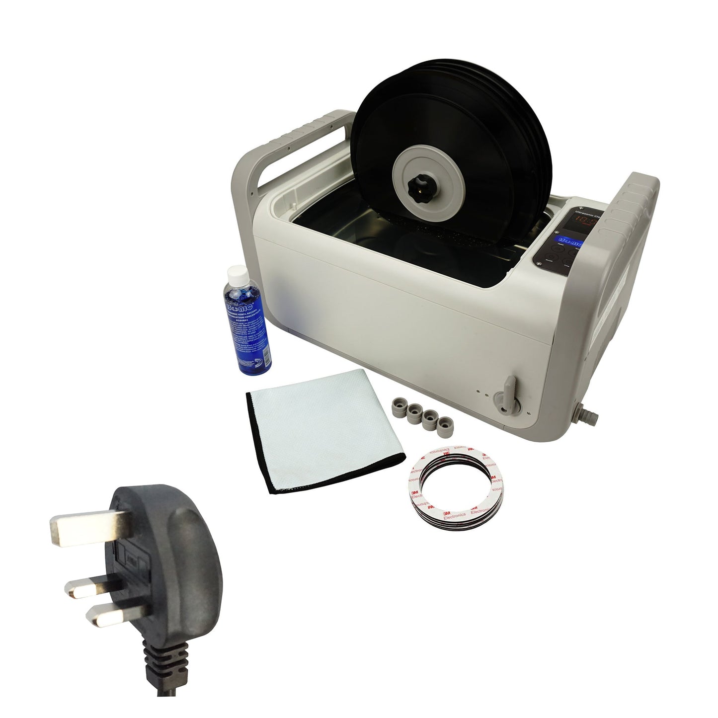 P4875-NH+MVR5 (almost new) | iSonic® Ultrasonic Vinyl Record Cleaner for 5-LPs, 2Gal/7.5L, Free Shipping!