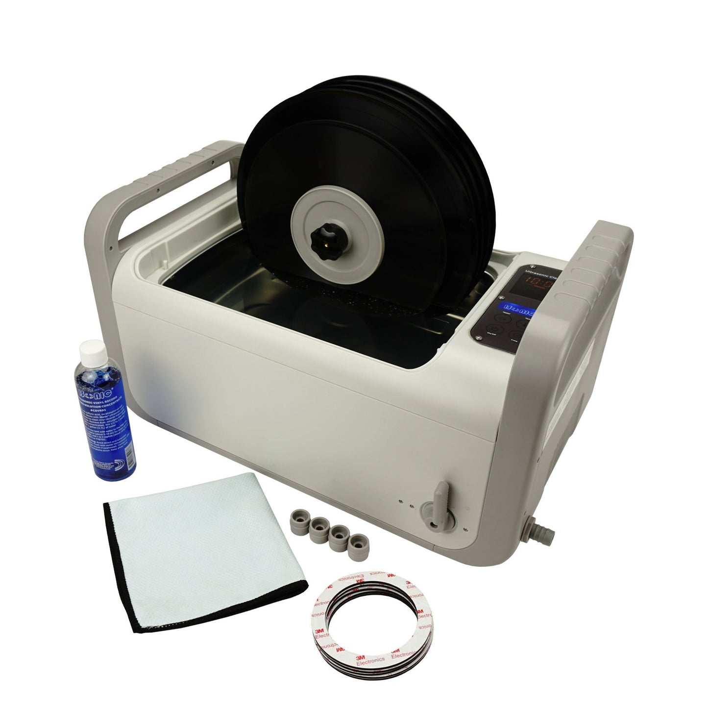 P4875-NH+MVR5 (almost new) | iSonic® Ultrasonic Vinyl Record Cleaner for 5-LPs, 2Gal/7.5L, Free Shipping!