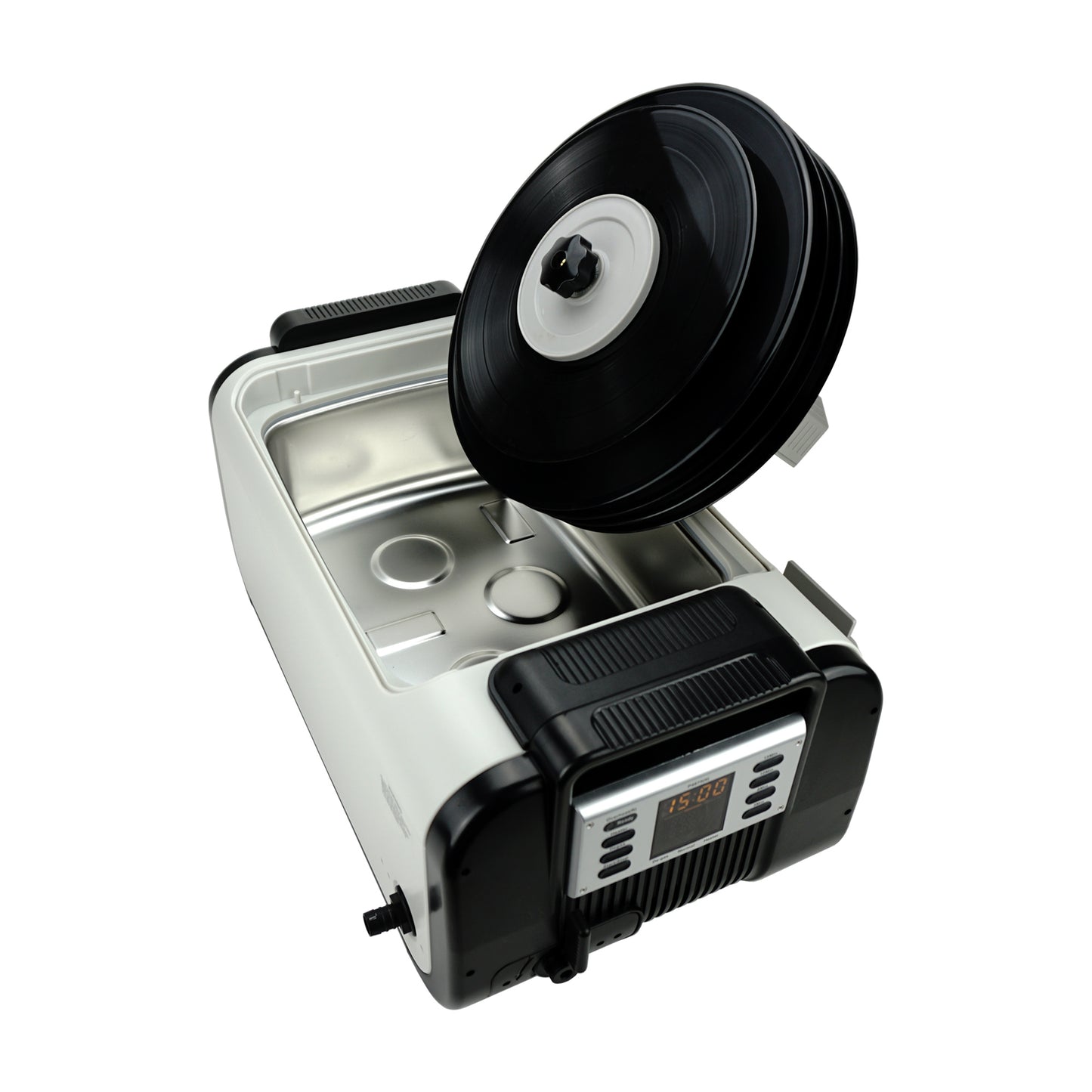 P4875II+MVR5 | iSonic® Ultrasonic Vinyl Record Cleaner for 5-LPs, 2Gal/7.5L with heaters