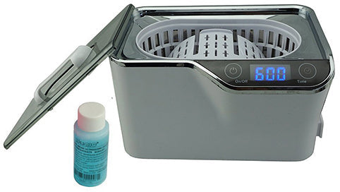 CDS100 (almost new)+CSGJ01 | iSonic® Digital Touch Sensing Ultrasonic Cleaner, with Jewelry/Eyewear Cleaning Solution Concentrate CSGJ01, 8OZ, Free Shipping!