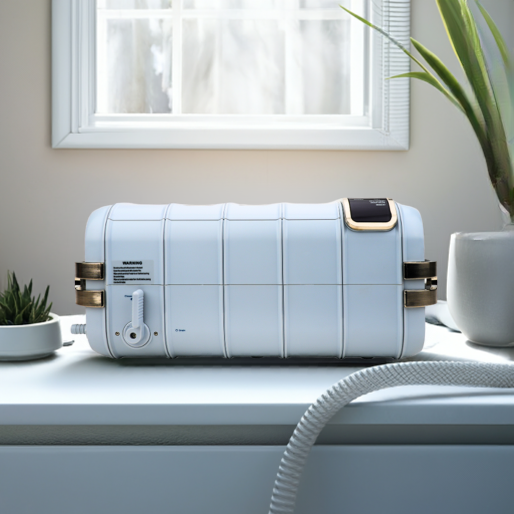 P4831 | iSonic® Ultrasonic Cleaner, 0.8Gal/3L, with a supersized 80W ultrasonic stack transducer, plastic basket, heater, drain