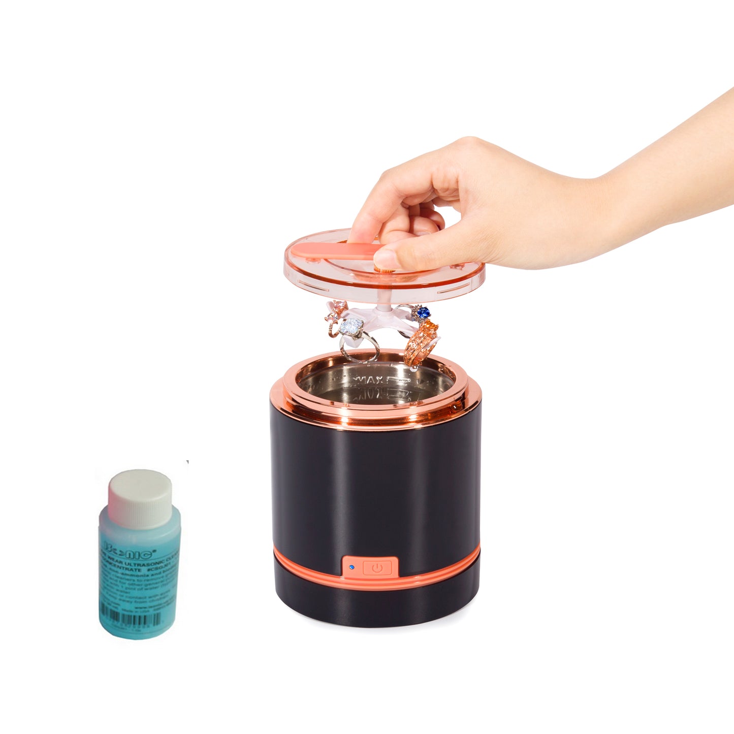 D1800-BR | iSonic® Compact Ultrasonic Jewelry Cleaner