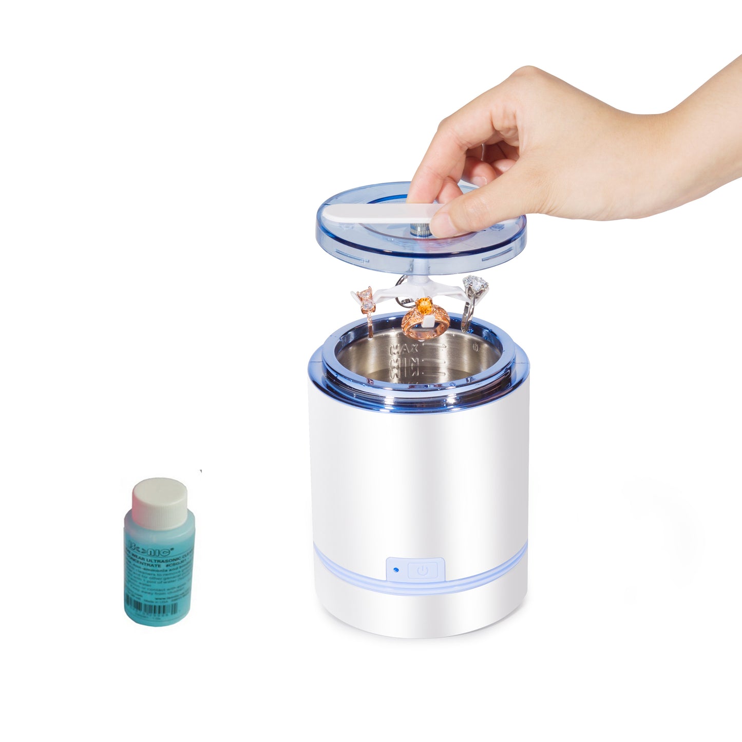 JH01A | iSonic® Jewelry Hanger with a Stem (to be attached to a lid for D1800, DS180, DS310)