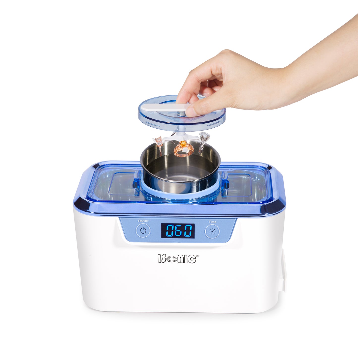 SK01C | iSonic® Stainless Steel Beaker 300 ml (no lid) for DS310