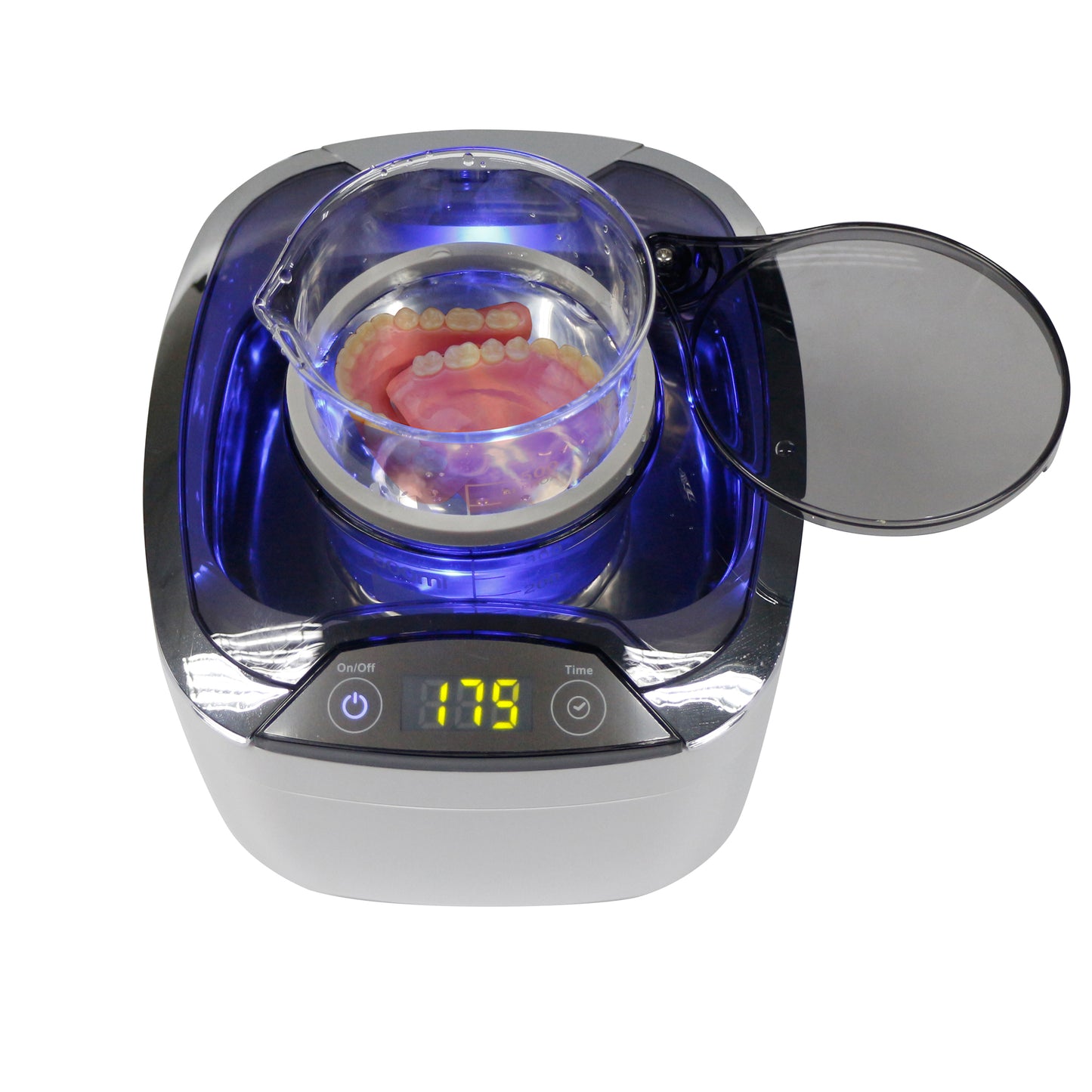 DS400B | iSonic® Miniaturized Commercial Ultrasonic Cleaner for Jewelry, Cosmetic Tools, Eyeglasses
