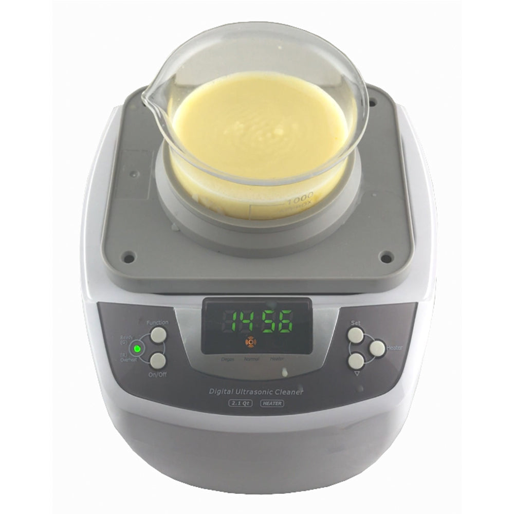 P4810+BHK01/03 | iSonic® Ultrasonic Cleaner P4810 with Beaker Holder Set (for DIY liposomal vitamin c or other supplements)