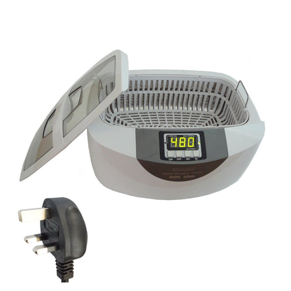 P4820 | iSonic® Ultrasonic Cleaner P4820, 2.6Qt/2.5L, 60W ultrasonic stack transducer, 80W heater