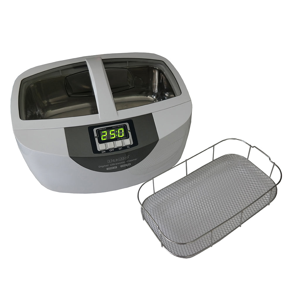 P4820 | iSonic® Ultrasonic Cleaner P4820, 2.6Qt/2.5L, 60W ultrasonic stack transducer, 80W heater