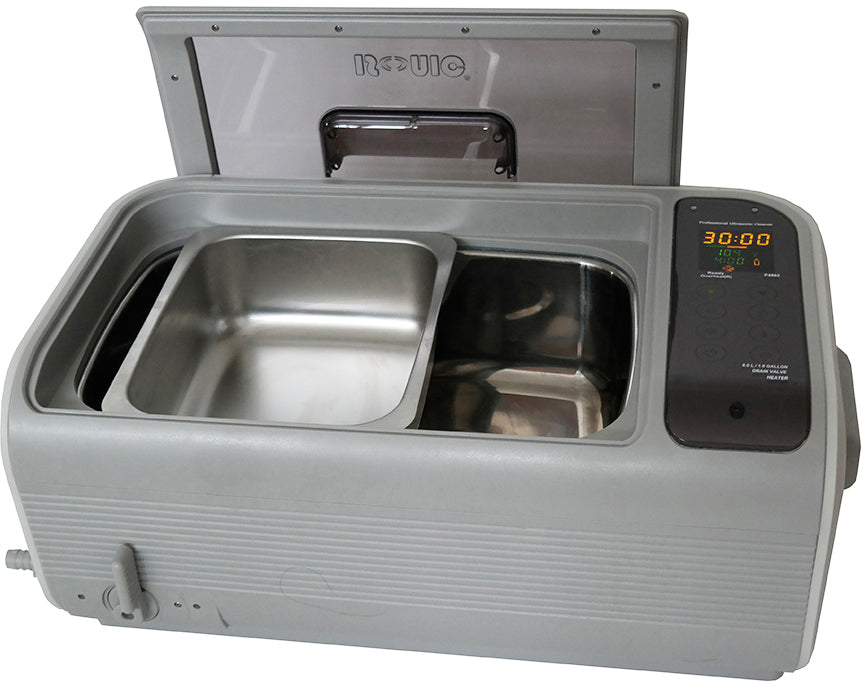 P4862-NH | iSonic® Ultrasonic Cleaner, 6L/1.6Gal, 110V, 30-minute timer, no heaters, with stainless steel basket (Dentists please choose P4861-NH)