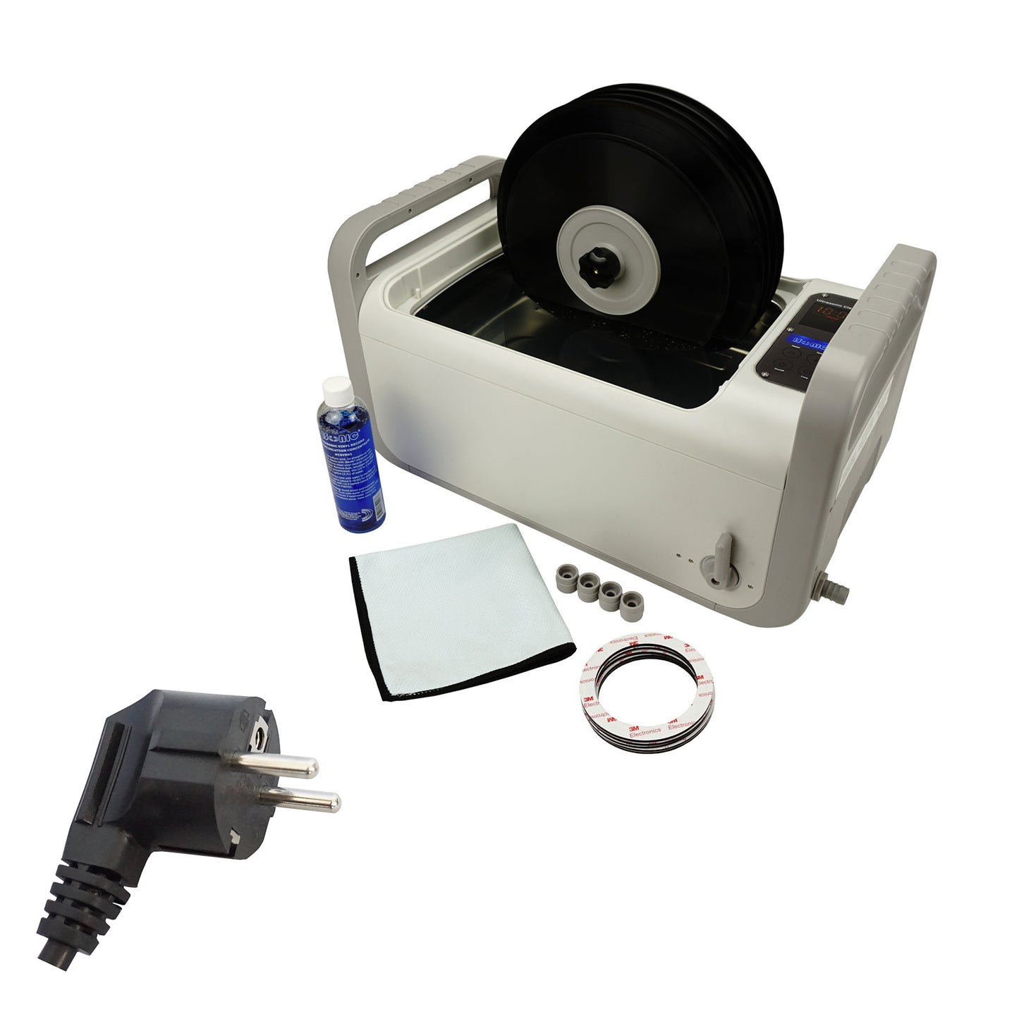 P4875-NH+MVR5 | iSonic® Ultrasonic Vinyl Record Cleaner for 5-LPs, 2Gal/7.5L