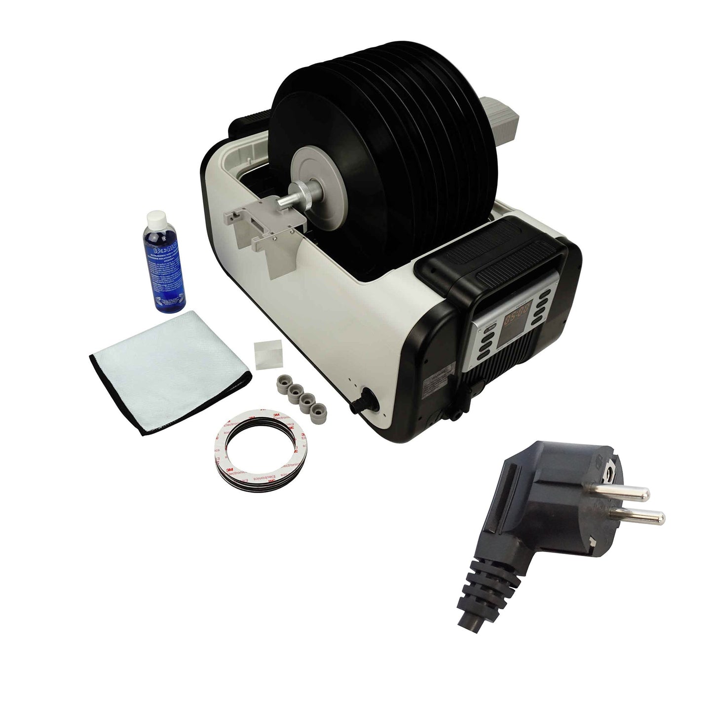 P4875II+MVR10 | iSonic® Ultrasonic Vinyl Record Cleaner for 10-LPs, 2Gal/7.5L with heaters