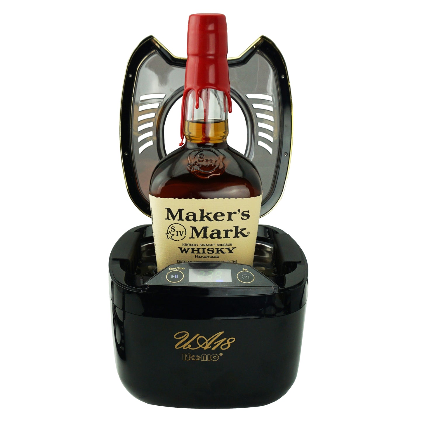 UA18A | Ultrasonic Accelerator Compact Model for Red Wine Aeration, Aging or Oaking of Whiskey and Other Spirits, Infusion, Liposomal Vitamin C, Ultrasonic Water for Constipation