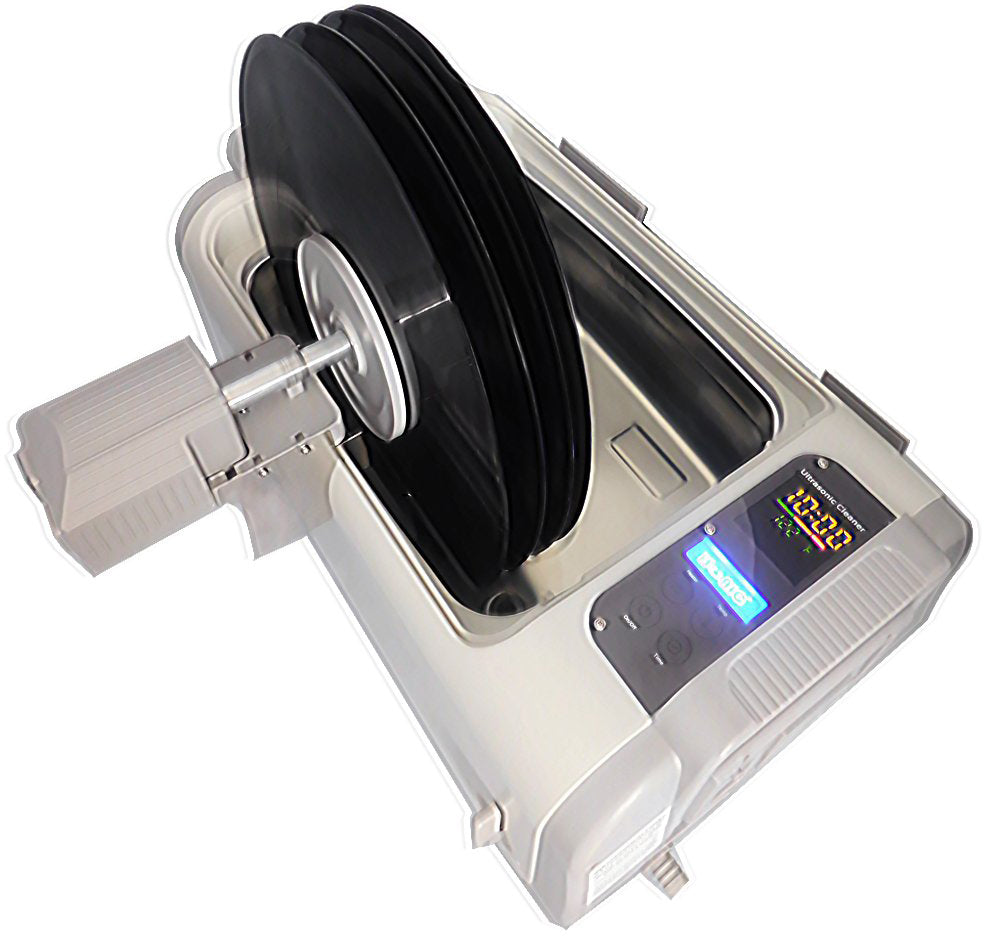 P4875II-4T-NH+MVR5 | iSonic® Ultrasonic Vinyl Cleaner for 5-LPs, 2Gal/7.5L, no heaters