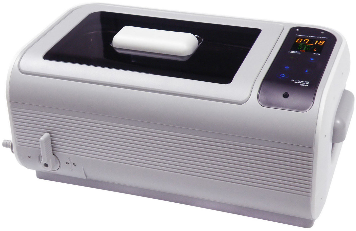 P4862 | iSonic® Commercial Ultrasonic Cleaner, 1.6Gal/6L, heaters, suspend-able plastic basket (Vet please choose P4862-NH or P4861-NH, dental and medical please choose P4861-NH))