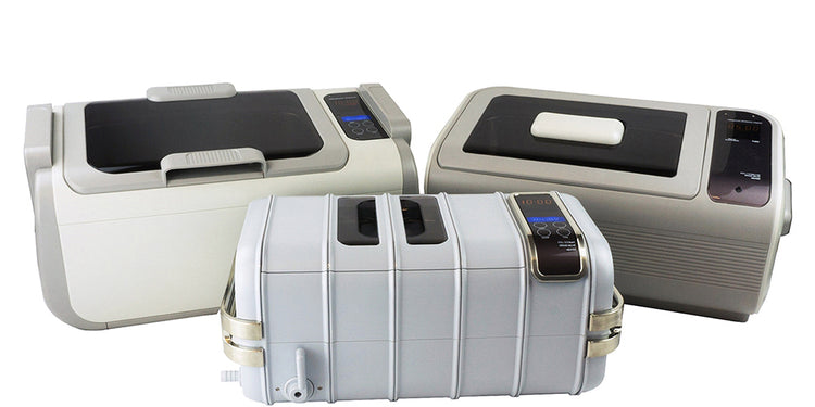 DS310-WS | iSonic® Miniaturized Commercial Ultrasonic Cleaner, white and  sapphire blue colors