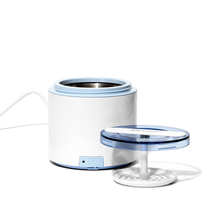 DS180 | iSonic® Ultrasonic Retainer & Denture Cleaner – Compact Design, USA Plug, 25W Full-Wave Cleaning