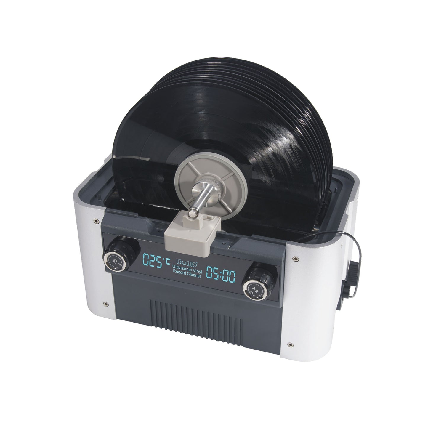 CS6.1-PRO | iSonic® Motorized Ultrasonic Vinyl Record Cleaner for 10 Records, with Filter and Spin Drying. Winner of Future Audiophile's Gear of The Year Award 2023!