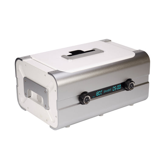 P4831 | iSonic® Ultrasonic Cleaner, 0.8Gal/3L, with a supersized 80W  ultrasonic stack transducer, plastic basket, heater, drain