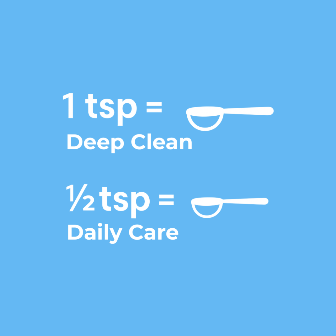 CSDW01 | iSonic® White Denture and Retainer Cleaning Crystal – Professional Ultrasonic Cleaner Solution, 8oz