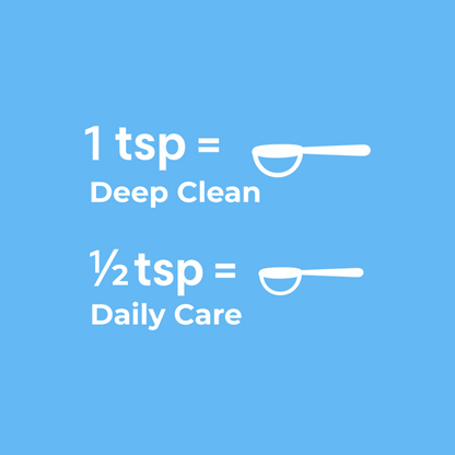 CSDW01 | iSonic® White Denture and Retainer Cleaning Crystal – Professional Ultrasonic Cleaner Solution, 8oz