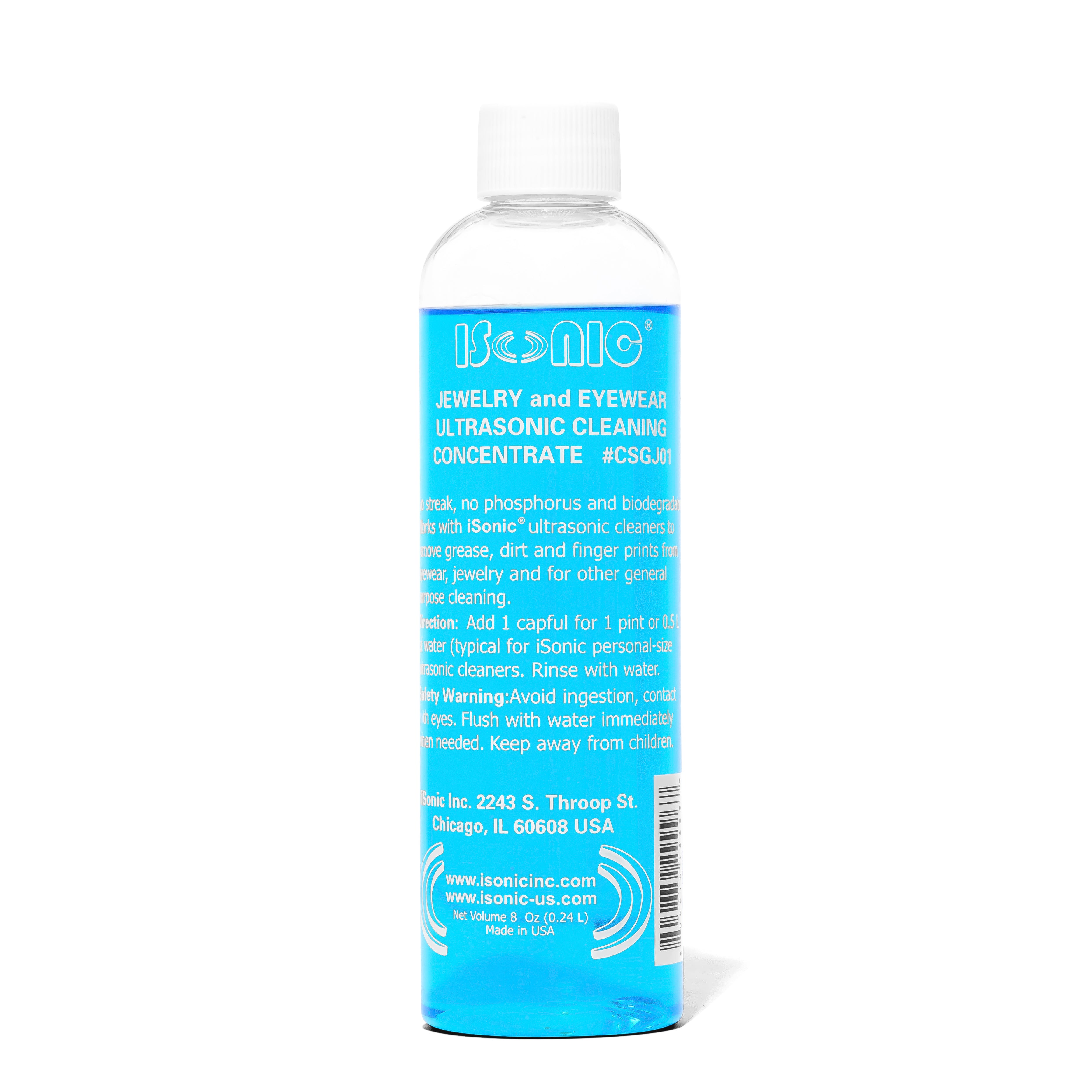 CSGJ01 | iSonic® Jewelry and Eyewear Cleaning Solution Concentrate