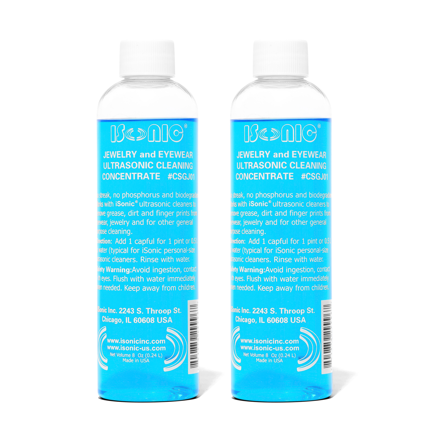CSGJ01 | iSonic® Jewelry and Eyewear Cleaning Solution Concentrate