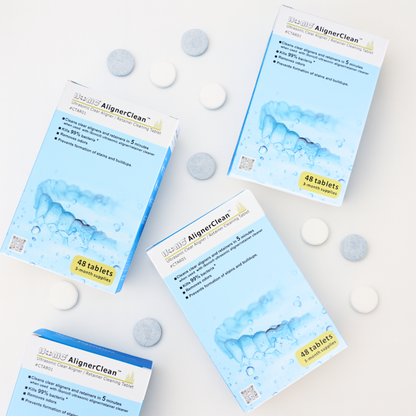 CTAR01 | iSonic® AlignerClean™ Ultrasonic Aligner/Retainer/Denture/CPAP Cleaning Tablet