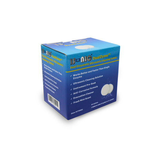 CTDE01 | iSonic® DualZyme™ Enzymatic Cleaning Tablet for Dental, Veterinary and Medical Instruments