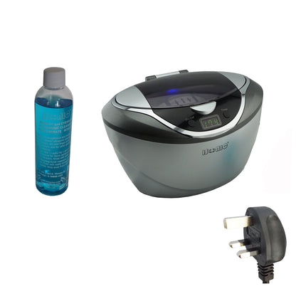 D2840 (almost new)+CSGJ01 | iSonic® Digital Ultrasonic Cleaner, with Jewelry/Eyewear Cleaning Solution Concentrate CSGJ01, 8OZ, Free Shipping!
