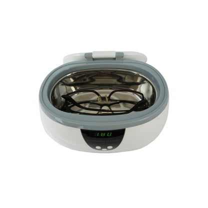D3800A | iSonic® Digital Ultrasonic Cleaner, for jewelry, eyeglasses, watches, 1.3Pt/0.6L, white color,